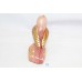 Natural pink rose quartz gemstone Bird Figure Home Decorative Gift P 557
